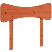 vidaXL Hoofdbord 100 cm massief grenenhout wasbruin