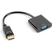 Lanberg Adapter DisplayPort naar VGA Lanberg AD-0002-BK Zwart
