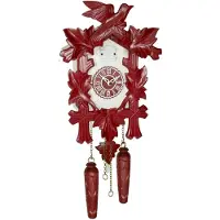 Trenkle - 350-20_QM_rot-wit - Koekoeksklok - kwarts - Kuckulino Color Edition