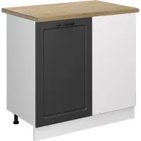 Vicco R-Line Hoekkast – 86 cm, WB Eik Antraciet landhuis