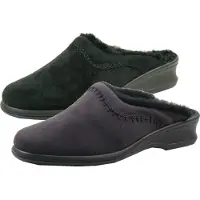 Rohde 2510 wijdte F Pantoffels | Maat 38 Dames Zwart
