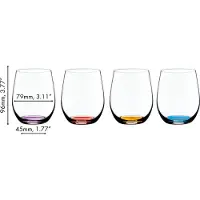 Riedel Tumbler - Waterglas Happy O - 335 ml - 4 stuks
