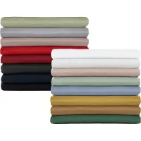 Blumtal Basic Bedlaken Microvezel - 280 x 275 cm - Aurora Red - hoeslaken zonder elastiek