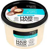 Organic Natural Nourishing Hair Mask Moroccan Argan & Amla 250 ml Masker