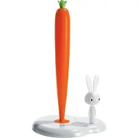 Alessi Keukenrolhouder Bunny & Carrot White