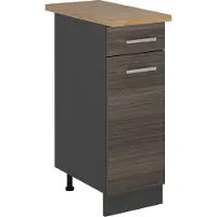 Vicco R-Line Keukenonderkast – 30 cm, WB Eik Edel grijs