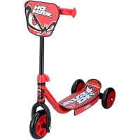 No Fear kinderloopfiets - scooter voor kinderen, jongens en meisjes, met 3 wielen - geschikt voor peuters vanaf 3 jaar - maximaal gewicht: 20 kg - rood