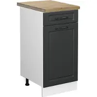 Vicco Keukenonderkast R-Line Antraciet landhuis 40 cm , WB Eik, Model 46669