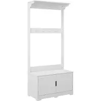 Vicco Kapstok Lysa Wit 80 x 180 cm met 2 deuren, Model 50116