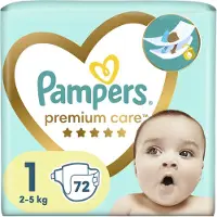 Pampers Premium Care - Maat 1 - 72 stuks - 2/5 kg