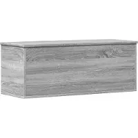vidaXL Opbergbox 90x35x35 cm bewerkt hout grijs sonoma eikenkleurig