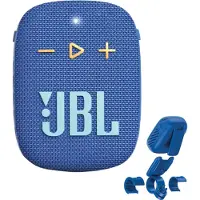 JBL Wind 3S - Draagbare Mini Bluetooth Speaker - Waterdicht - met gratis Handlebar-mount - Blauw