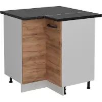 Vicco R-Line Hoekkast – 75.6 cm WB Antraciet Krachtige eik goud