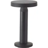 Brilliant Magua - Buiten tafellamp - LED 2W - Ø 22 cm - Solar - 220 lm - 4000 K - Dimbaar - IP44 - USB oplaadbaar - Zwart