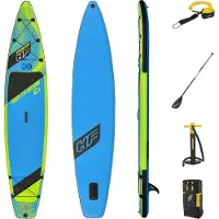 Bestway Hydro-Force Aqua Excursion Tech Opblaasbare Stand-Up Paddleboard Set 3,81 m