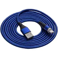 Akyga AK-USB-43 USB-kabel USB-A stekker, USB-C stekker 2.00 m Blauw