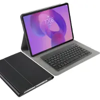 Cazy tablet Hoes met Toetsenbord geschikt voor Lenovo Idea Tab Pro - QWERTY Bluetooth Keyboard Case - Zwart
