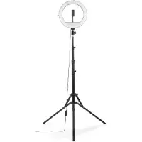 Hama SpotLight Steady 120 III Smartphonehouder Zwart, Wit Incl. smartphonehouder, Bluetooth