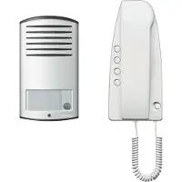 Bticino Bel + deurintercom, Bticino 363211 Analoog 363211Audio set 1gezinswoning m