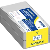 Epson C33S020604 (SJIC22P) Inktcartridge Geel