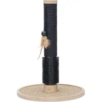 Designed By Lotte Fida - Krabpaal - Hout - Zwart/Bruin - 39,5x39,5x55 cm