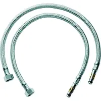GROHE aansluitslang set 3/8 inch, 484 mm, chroom - 45484000