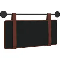 vidaXL Hangend hoofdbord Antiek PU