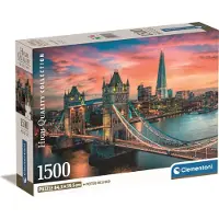 Clementoni - Puzzel - 1500 Stukjes - London Twilight - Puzzel Voor Volwassenen