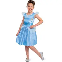 Disguise DISNEY Prinses - CINDERELLA, Cinderella Basic Plus , Maat S (5 - 6 jaar), Meisjes