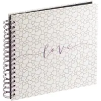 Hama Fotoalbum - - 00003831 - Beige/Wit - Spiralbinding - Stevig Karton