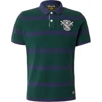 Superdry Shirt donkergroen / lila / wit