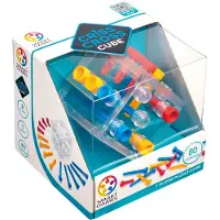 IUVI Criss Cross Cube - 3D Logisch Denkspel - 80 Educatieve Schroefuitdagingen - IQ Breinbreker & Transparante Kubus - Vanaf 8 Jaar