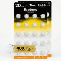 Uniross LR44 / AG13 40 Pack