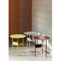 HAY Shim coffee table bijzettafel Ø45 cm Bordeaux