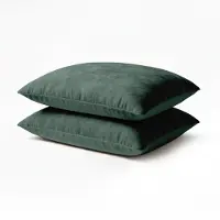 Zydante Dekbedovertrek 2-PACK Velvet Kussensloop - Donkergroen Title