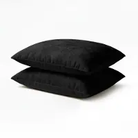 Zydante Dekbedovertrek 2-PACK Velvet Kussensloop - Zwart Title