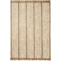 Ferm Living Vloerkleed Athens Stripes 140 x 200 cm - Natural / Off-White