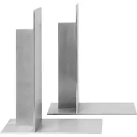 Ferm Living Boekensteun Lager Aluminium (Set van 2)