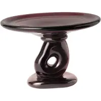 Ferm Living Damo Glazen middelpunt Dark Grape | Ø 21 cm