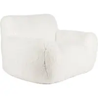 Bold Monkey Cuddle the Yeti Fauteuil| Loungestoel Pluche Wit