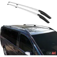Omac dakdrager 2505933, geschikt voor beide zijden van het dak van een FIAT Panda hatchback (312, 319), gemaakt van aluminium