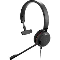 Jabra Evolve 30 II headset, mono, USB, 3,5mm-aansluiting, Geoptimaliseerd voor Unified Communication