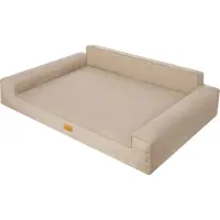 TexCorp Hondenmand L 78x53cm - Waterdicht & Wasbaar - Beige Ekolen