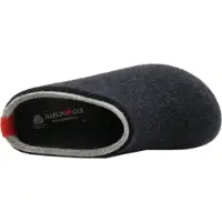 Haflinger Huisschoenen 'Hausschuh Damen 711056 0277 Filz in grau' grijs