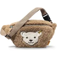 Steiff Gordeltas Teddy Fleece bruin, 20 cm