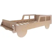 Need Sleep - Kinderbed Auto Jeep – Autobed 180x80 cm – Multiplex – Peuterbed voor Jongens en Meisjes