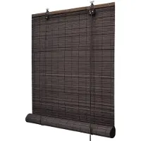 Sol Royal rolgordijn bamboe 60x160 cm SolDecor B86 - rolgordijnen zonder boren - rolgordijnen lichtdoorlatend zonwering bamboo jaloezieën inclusieve klembeugels - Bruin