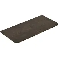Wiesbaden Topblad Sulora 120x48 cm Afgeronde Hoeken Bruin Eiken