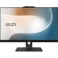 MSI Modern AM242TP 1M-1230EU Intel Core 3 100U 60,5 cm (23.8") 1920 x 1080 Pixels Touchscreen Alles-in-één-pc 8 GB DDR5-SDRAM 256 GB SSD Windows 11 Pro Wi-Fi 6E (802.11ax) Zwart