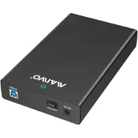 CoreParts MAIWO K3568A, HDD/SSD-behuizing, 2.5/3.5", SATA, 5 Gbit/s, USB-aansluiting, zwart